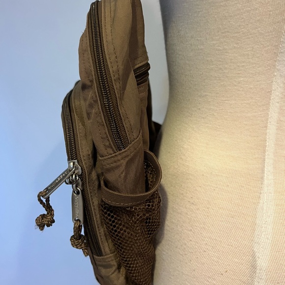 Baggallini Taupe Crossbody Messenger Bag - Picture 11 of 11